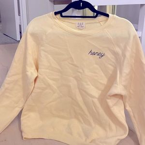 Soft Pale Yellow Crew Neck